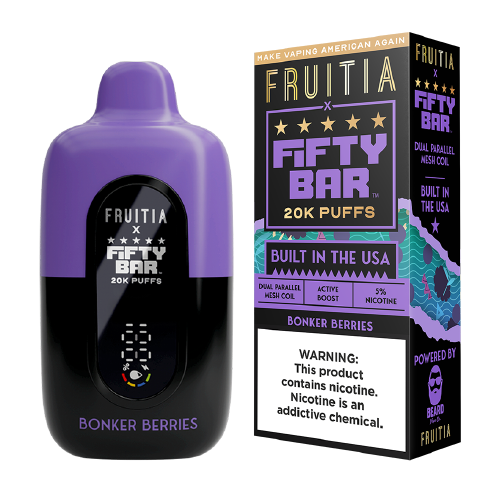 Bonker Berries Fruitia x Fifty Bar 20K