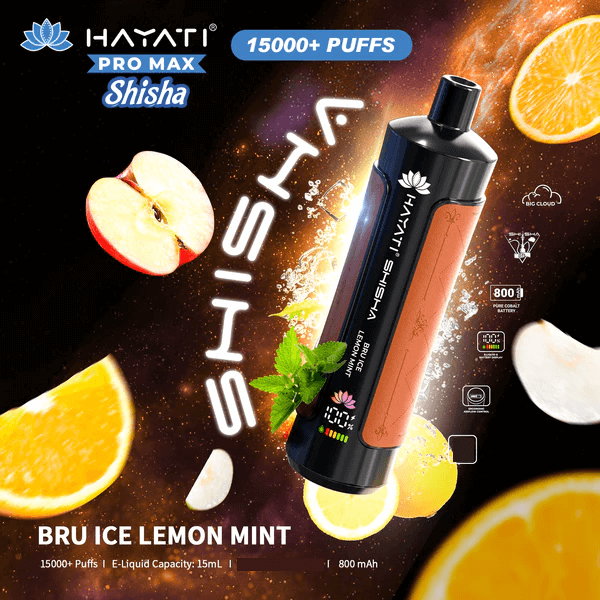 Hayati Shisha 15000 Puffs Disposable Vape (Box of 10)