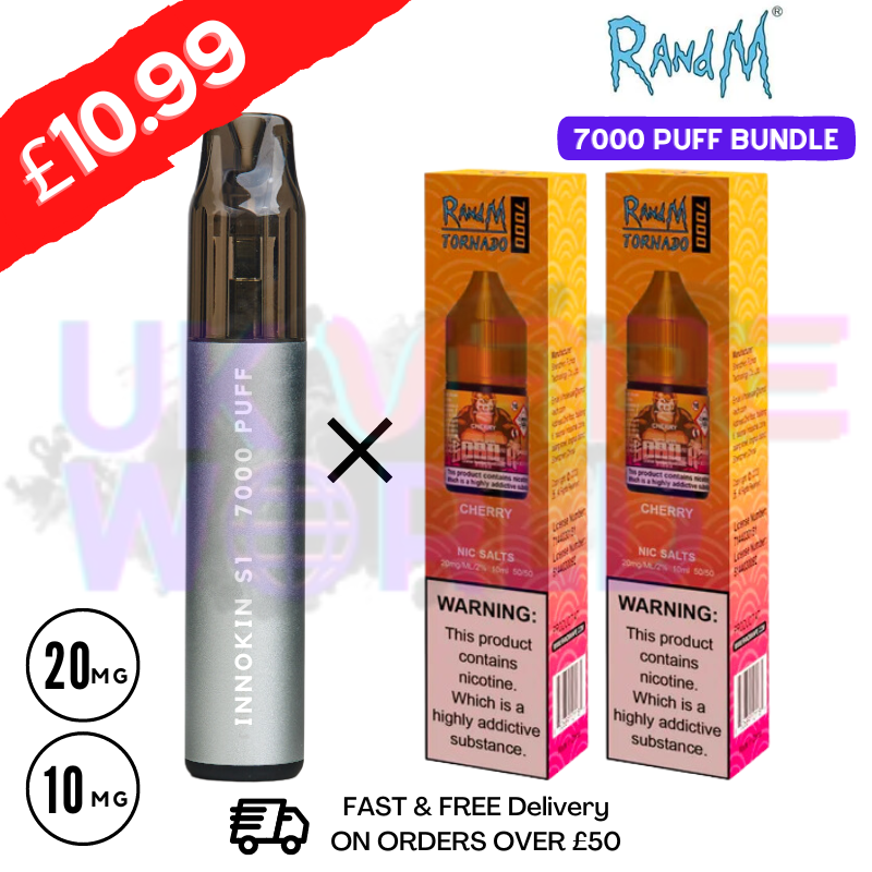 Cherry - RandM Tornado 7000 Puff (Nachfüllpaket) Kit