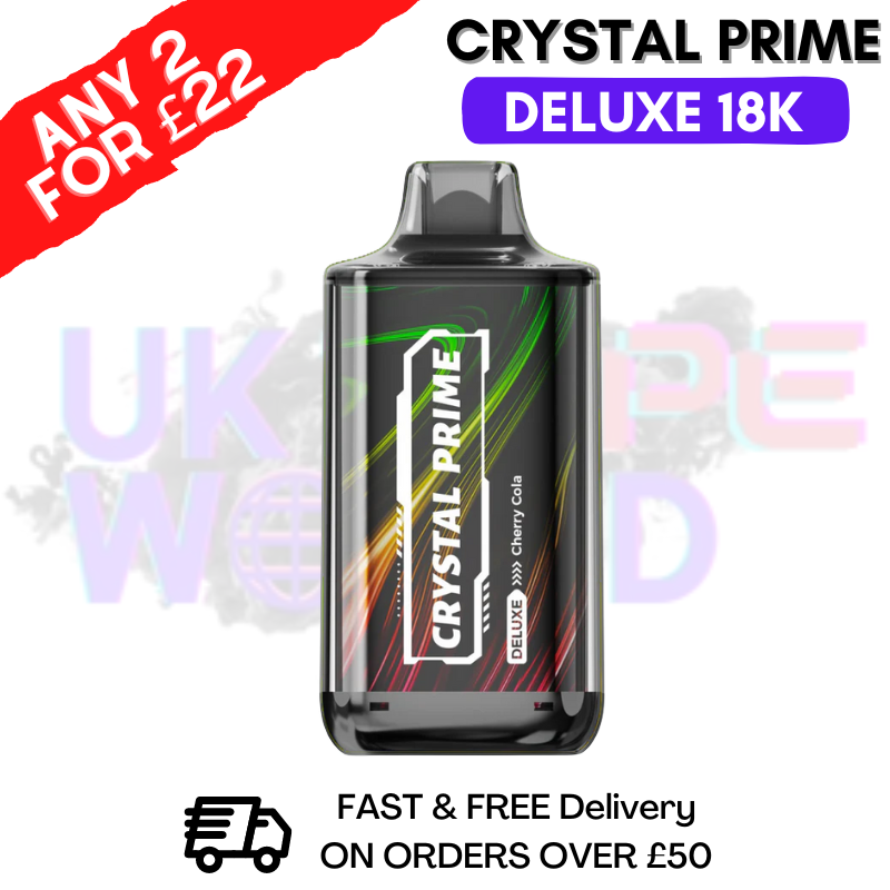 Cherry Cola Crystal Prime Deluxe 18000 Puffs 18K PUFF