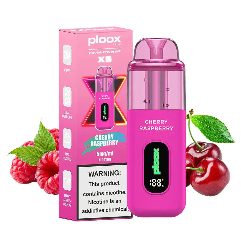 Cherry Raspberry - Ploox XS 25k Disposable E-Hookah