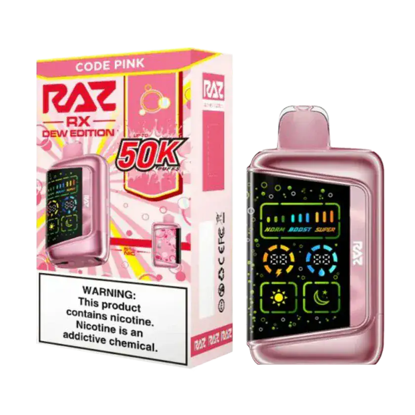 Code Pink - RAZ RX 50K Dew Edition Disposable Vape