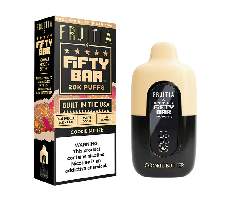 Cookie Butter - Fifty Bar 20K Disposable Vape