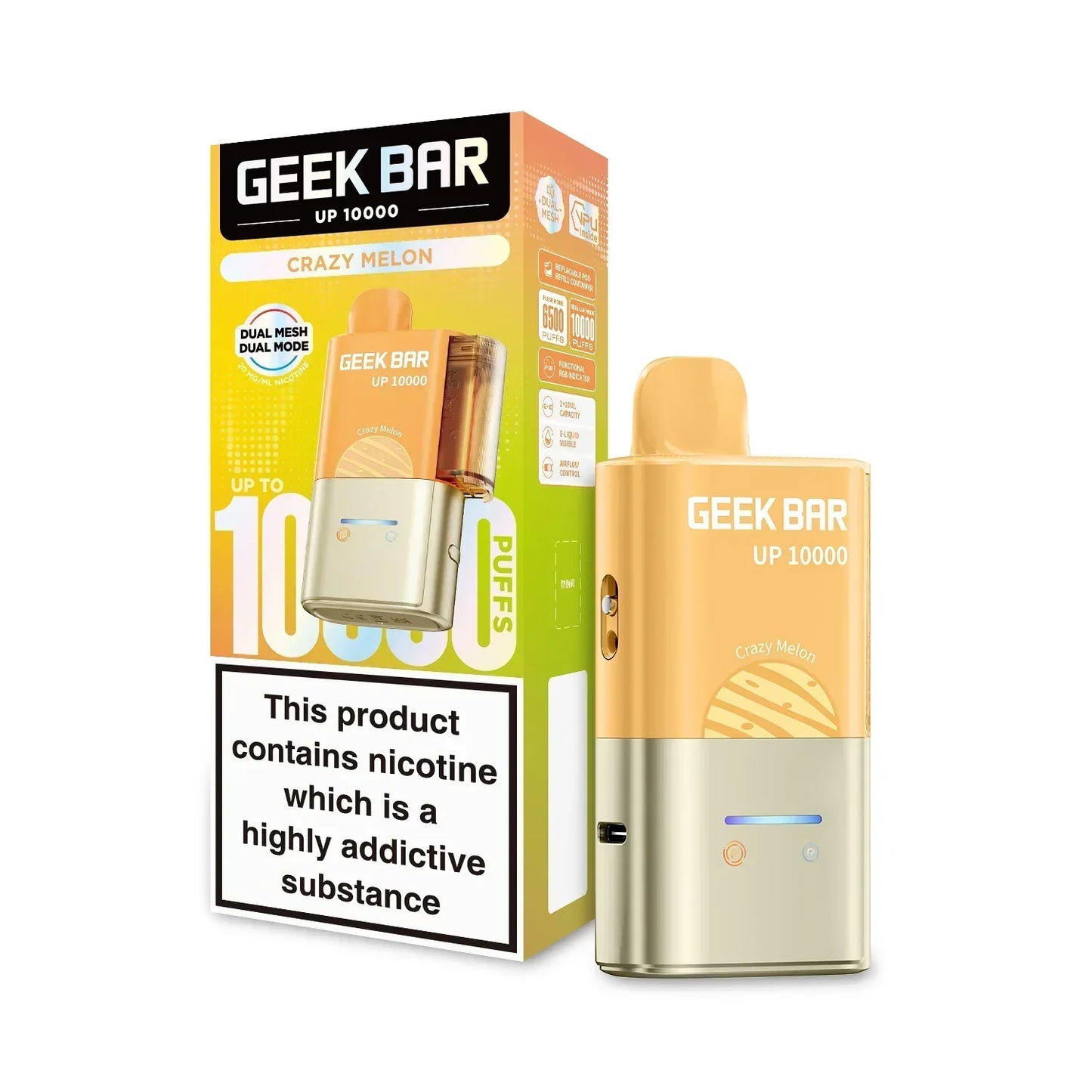 Geek Bar Up 10000 Prefilled Pod Kit-Box of 5