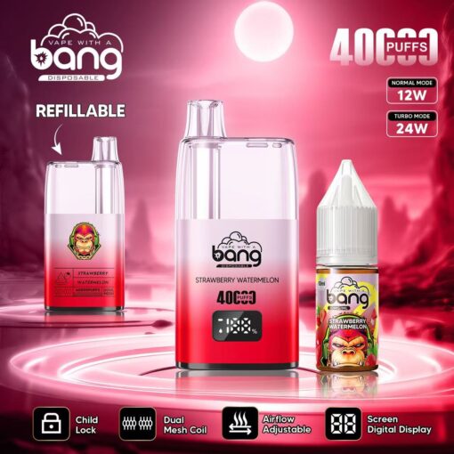 Bang 40000 Puffs Disposable Vape - 10ml E-Liquid, 650mAh Battery 12 Flavors