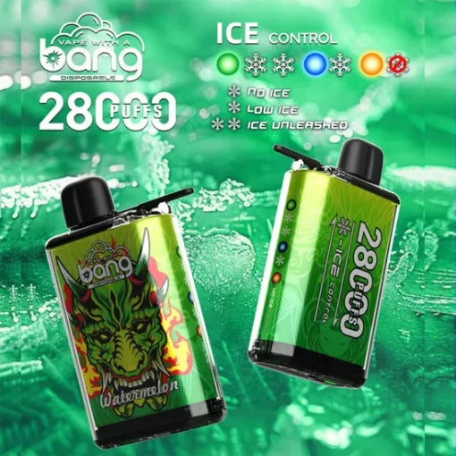 Bang 28000 Puffs Disposable Vape(0%- 5% Nicotine) - 30ml E-Liquid, 650mAh Battery
