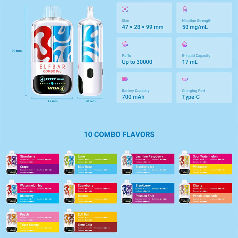 ELFBAR Combo Pro 30000 Puffs Disposable Vape