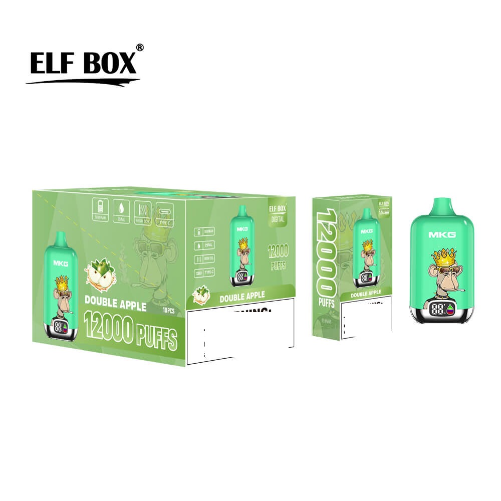 ELF BOX DIGITAL 12000 Puffs LED Display Disposable Vape Wholesale
