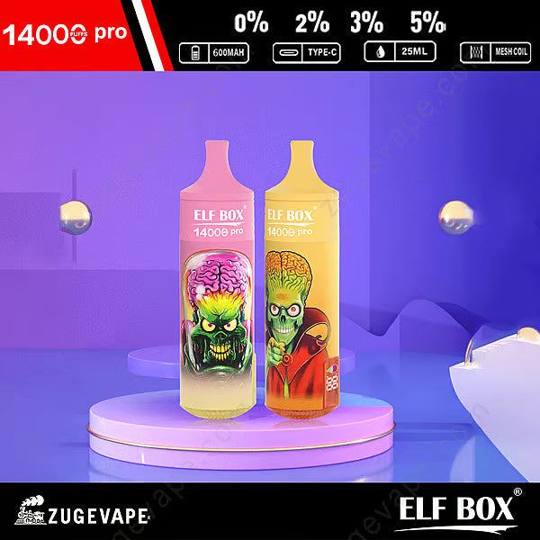 ELF Box Rgb 14000 Puffs Pro Wholesale Vape 25ml 600mah 11 Flavors