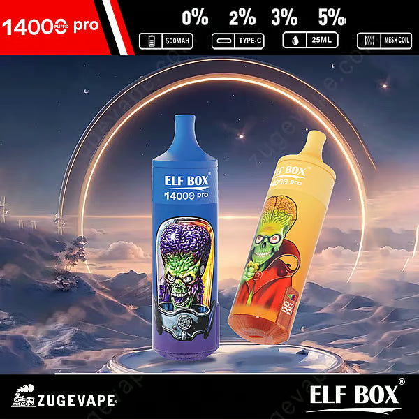 ELF Box Rgb 14000 Puffs Pro Wholesale Vape 25ml 600mah 11 Flavors