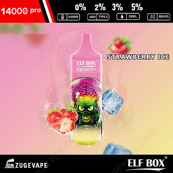 ELF Box Rgb 14000 Puffs Pro Wholesale Vape 25ml 600mah 11 Flavors