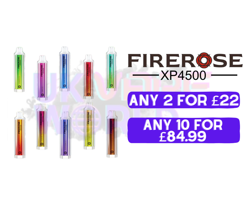 FireRose Elux EX 4500 Vape Puff Einweg-E-Zigaretten