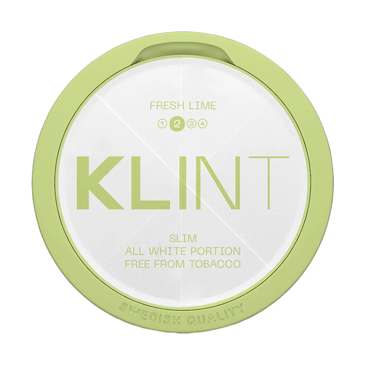 Slim Klint Nikotin-Snus-Beutel mit frischer Limette