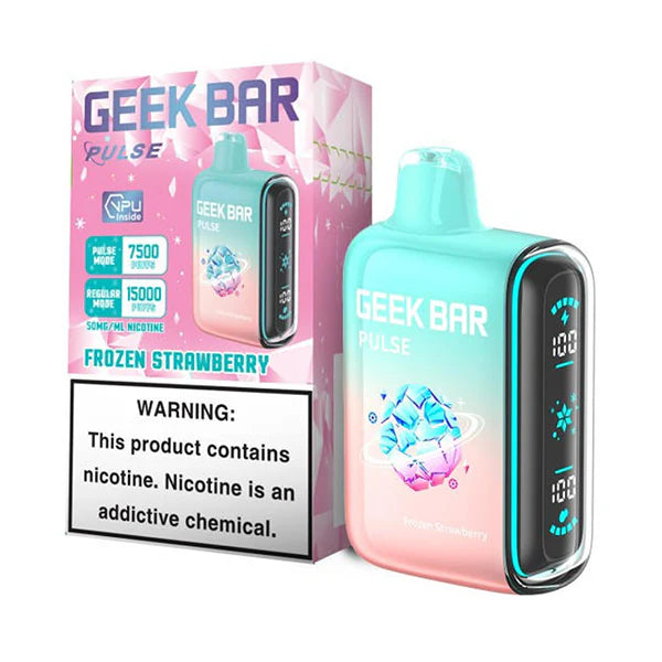 Frozen Strawberry Geek Bar Pulse 15000