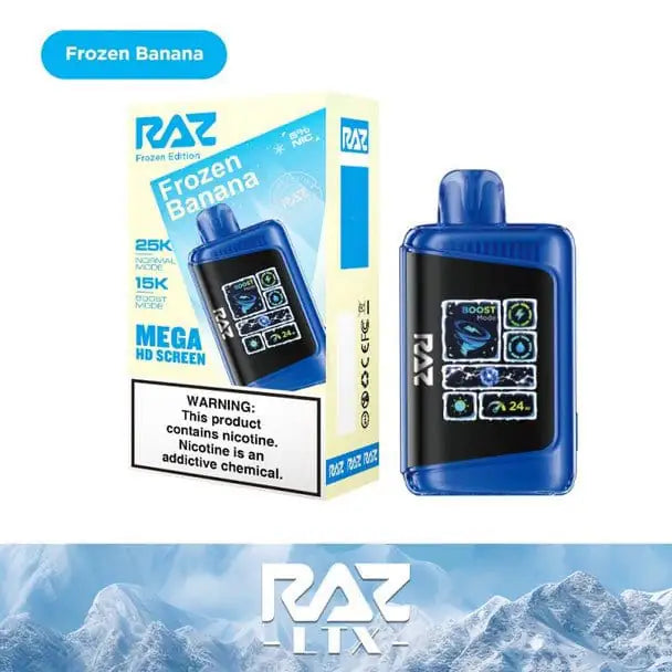 Frozen Banana - RAZ LTX DC25000 Disposable Vape