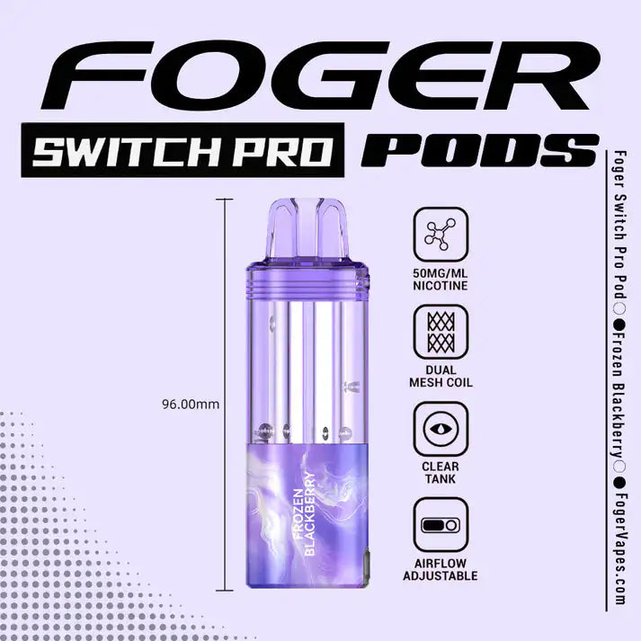 Frozen Blackberry - Foger Switch Pro 30K Disposable Pod