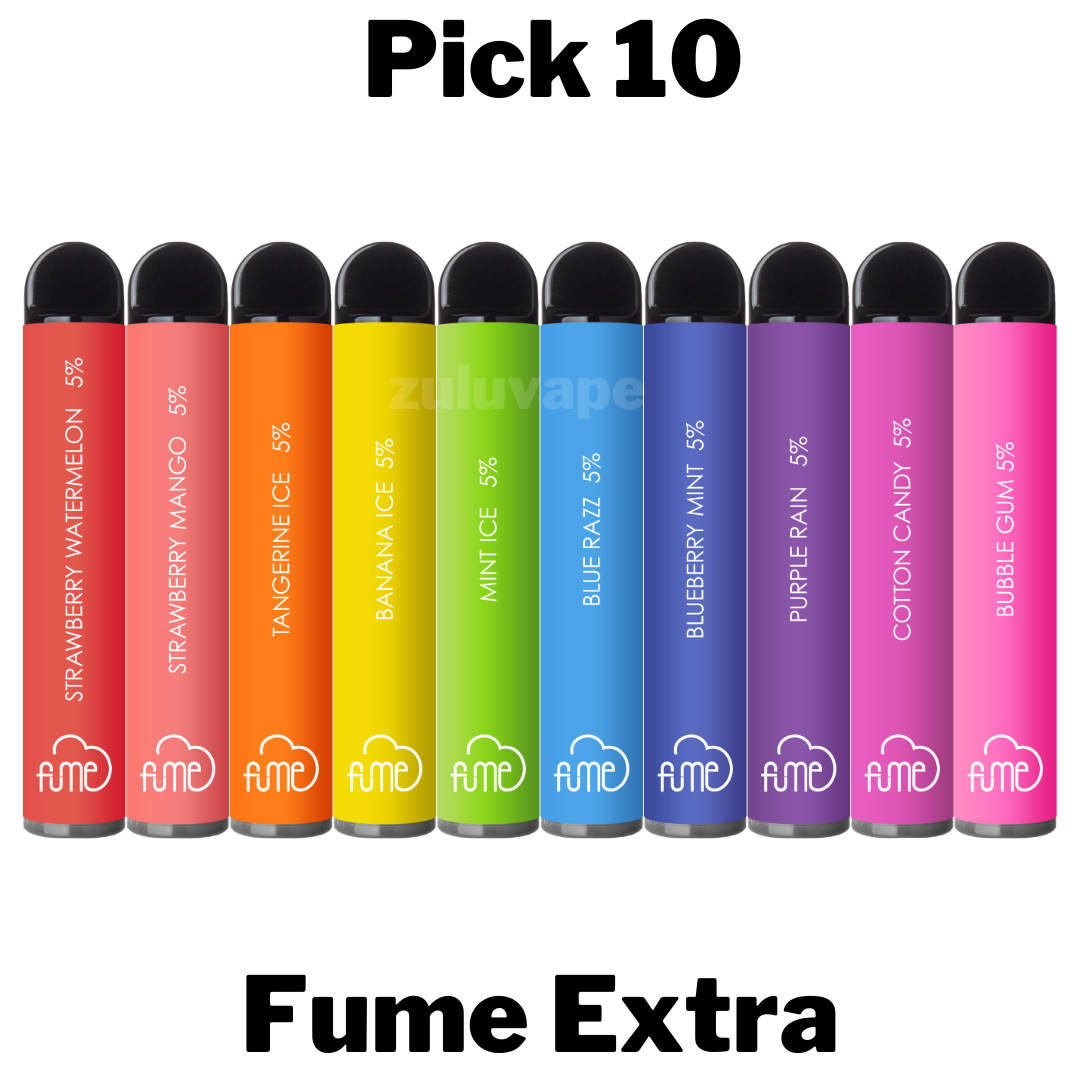 Fume Extra Einweg-E-Zigarette, Auswahl 10