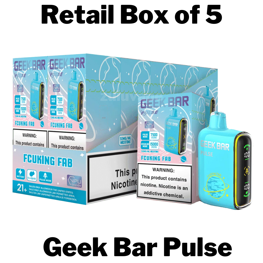 Geekbar Pulse 15000 Einweg-Vape, 5er-Packung