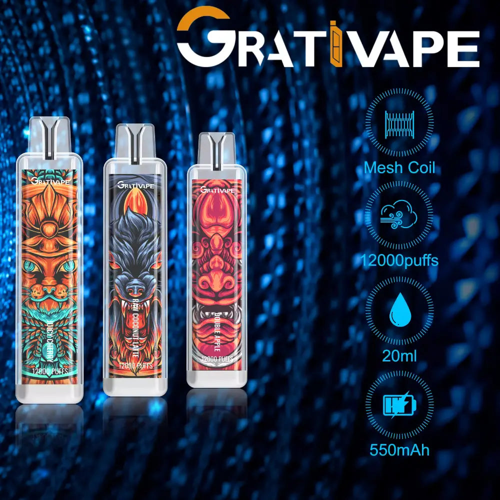 Grativape iStorm 12000 Puffs Bulk Buy Rechargeable Disposable Vapes Wholesale