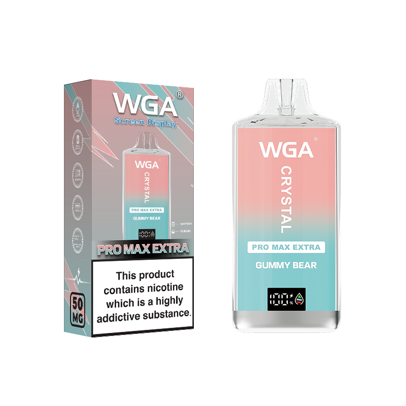 wga Disposable Vape Crystal Gummy Bear 15000 Puffs