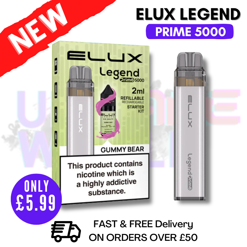 Gummy Bear Elux Legend PRIME 5000 Puff Einweg-Vape-Kit
