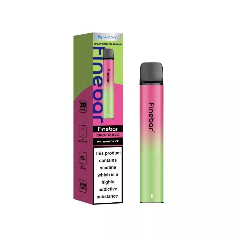 Hayati Finebar 1000 Puff Prefilled & Reusable Pod Kit