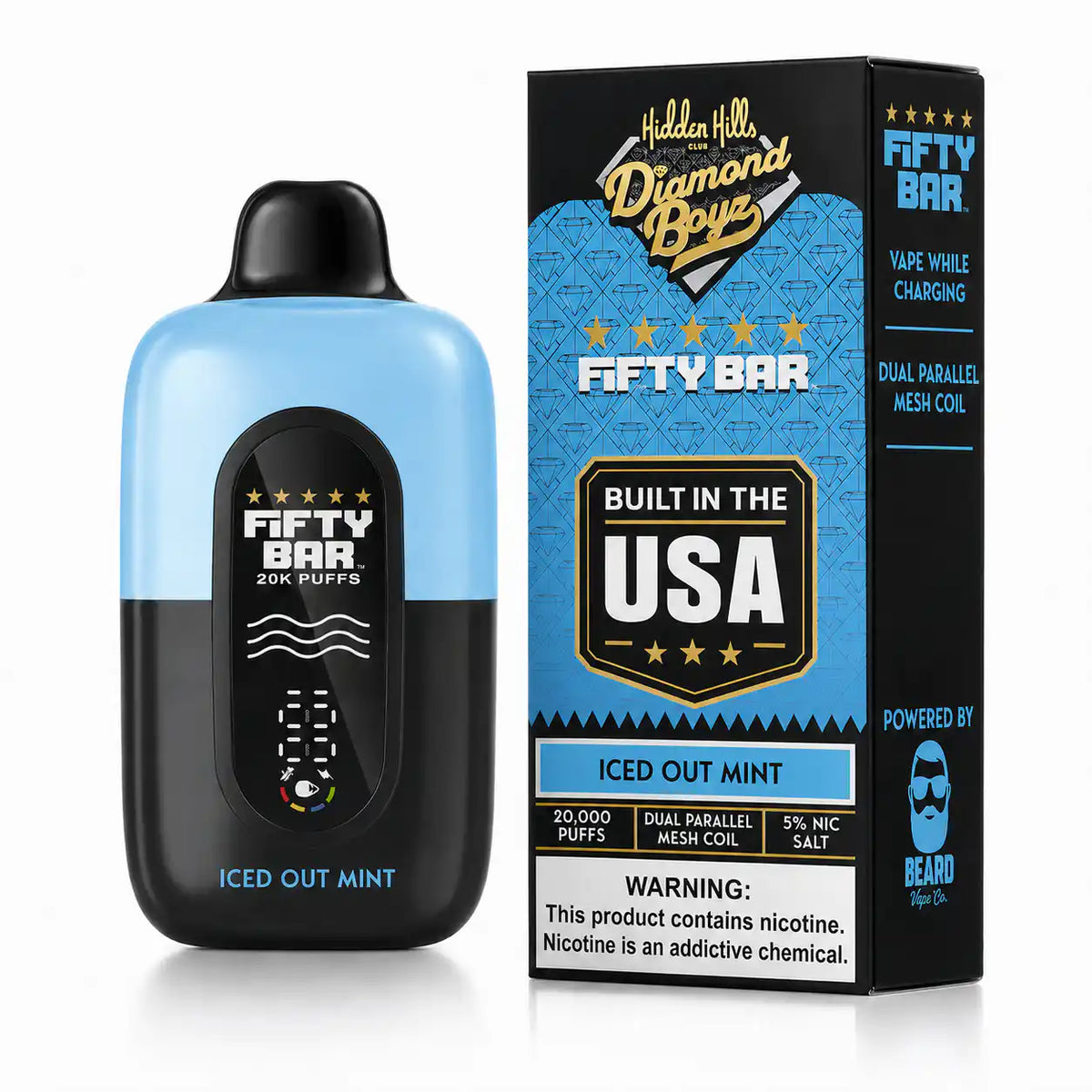 Iced Out Mint - Fifty Bar 20K Disposable Vape