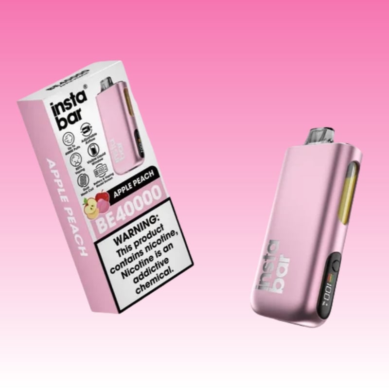 Insta Bar Be 40000 Puffs Adjustable Airflow 5% Nicotine Disposable Vapes