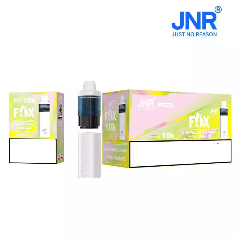 JNR FOX 10000 Puffs Pod Kit Bulk Buy Rechargeable Refillable Vape Wholesale