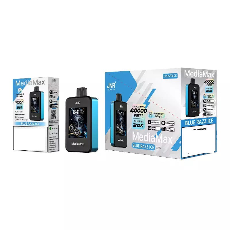 JNR Media Max 40000 Puffs Dual Mesh HD Display Bulk Buy Rechargeable Disposable Vapes Wholesale