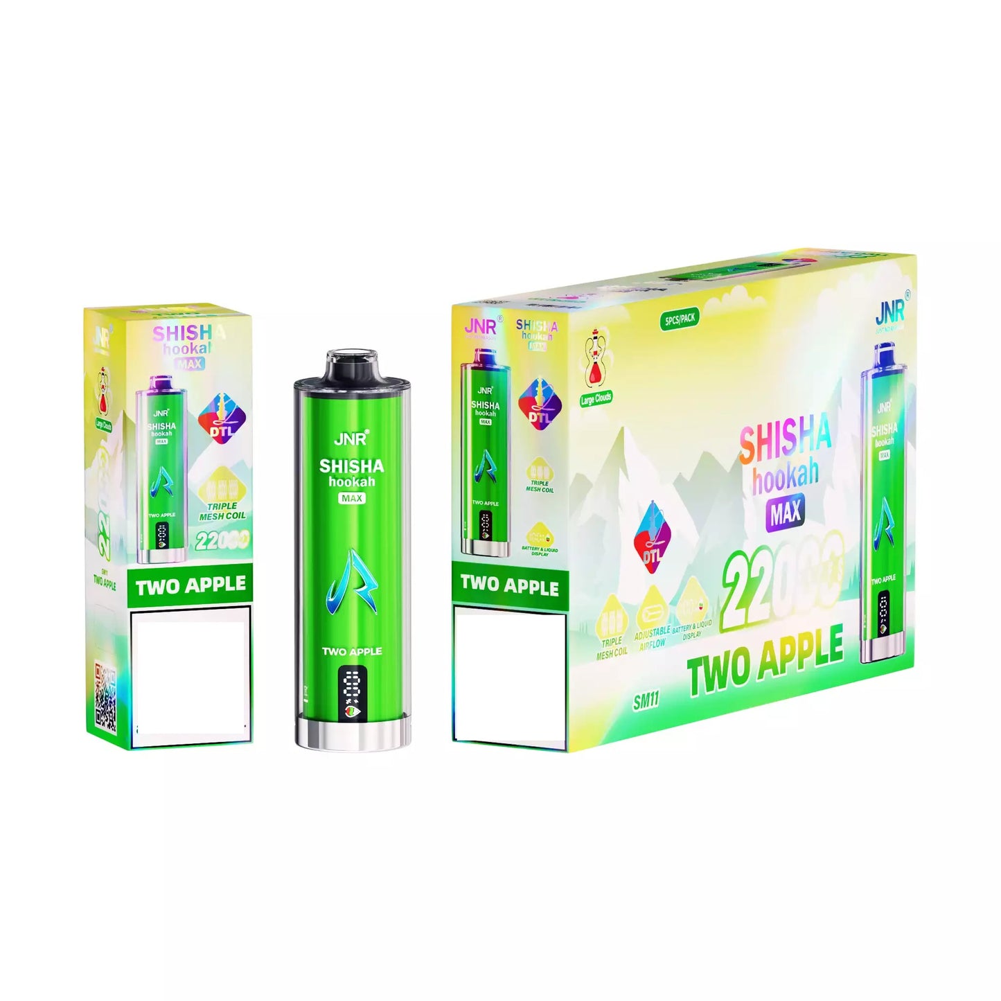 JNR Shisha Max Disposable Vape 22000 Puffs Professional Distributors in Europe