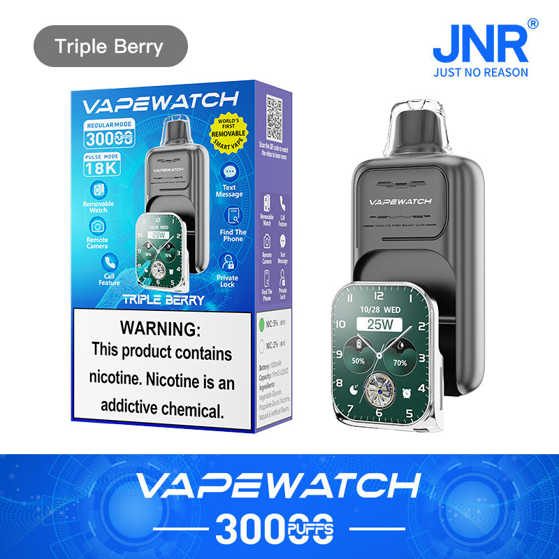 JNR Vape Watch 30000 Puffs Removable Display Disposable Vape