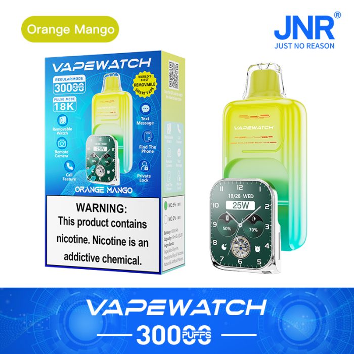 JNR Vape Watch 30000 Puffs Removable Display Disposable Vape