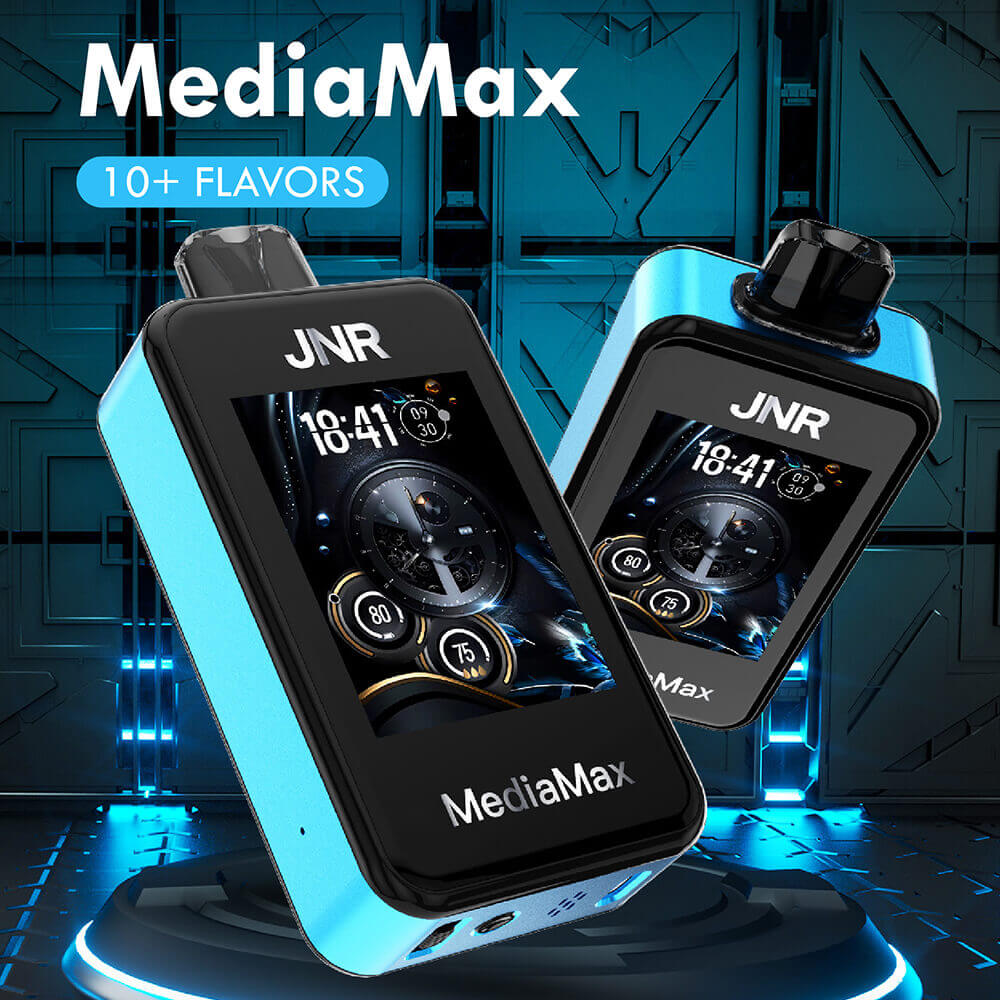 JNR Vape MediaMax 40000 PUFF 40K Disposable Vape Pen E Cigarette Prefilled 21ml 650 mAh 10 Flavors In Sales
