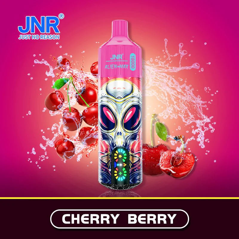 JNR ALIEN MAX 18000 Puffs Disposable E Cigarette Rechargeable Vape 21 Flavors Available