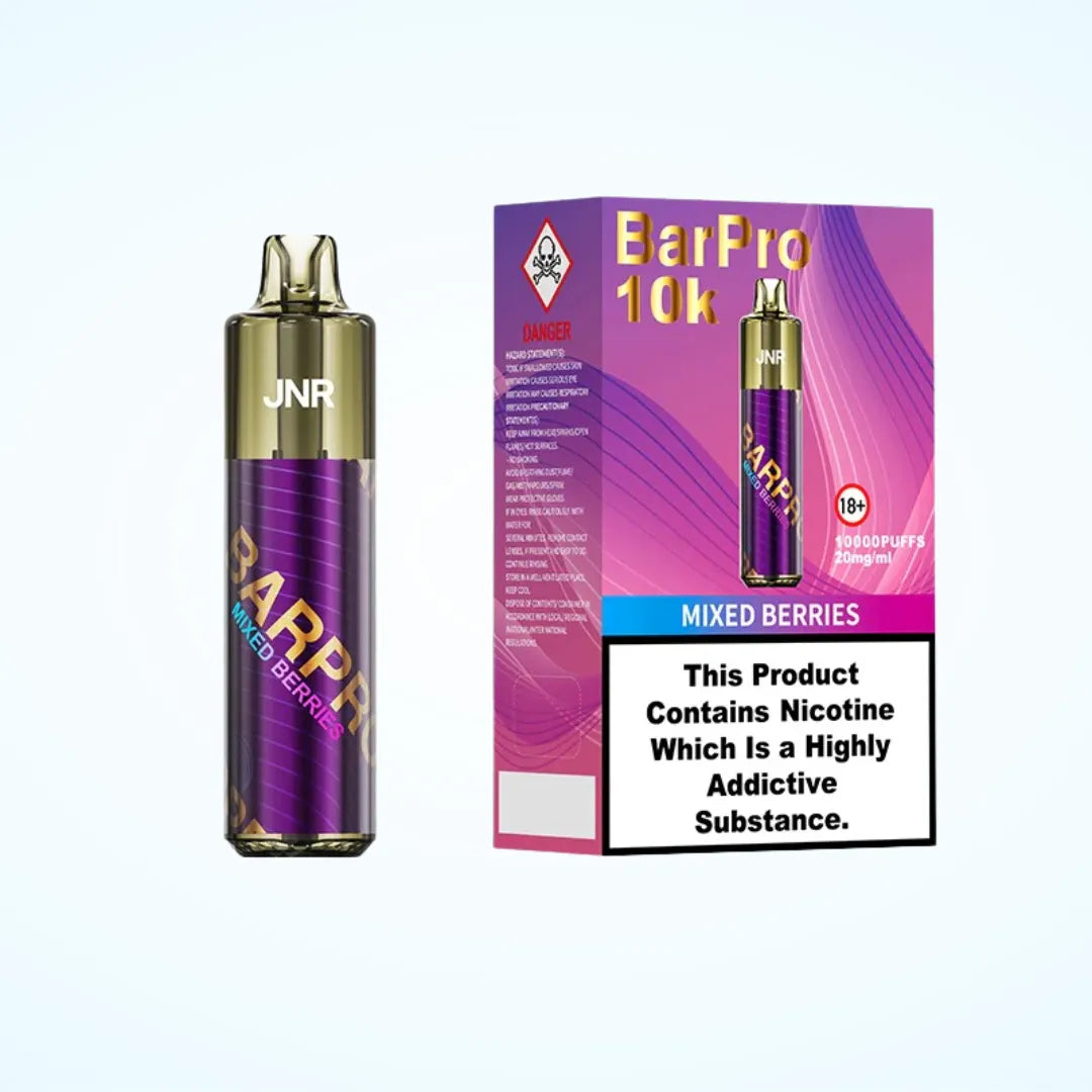JNR Bar Pro 10000 Pod Vape Kit 800 mAh 9 Flavors