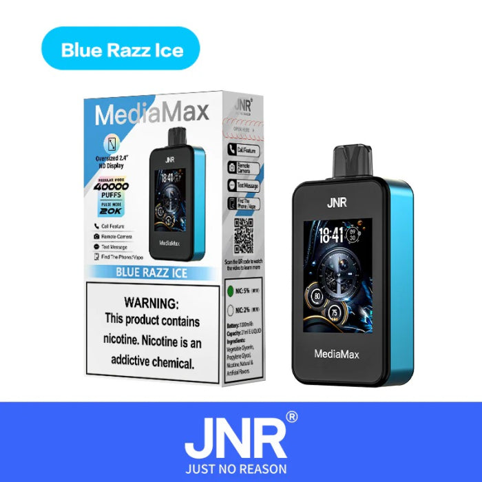 JNR MediaMax 40000 Puffs Disposable Vape Wholesale 21ml e-liquid 10 flavors