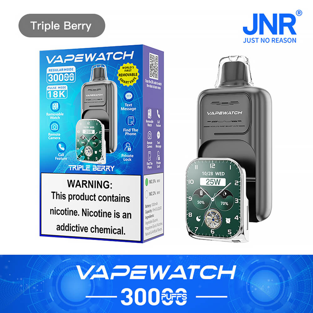 JNR Vape Watch 30000 Puffs Disposable Vape (2%3%5%Nicotine)19ML 850mAh 10 Flavors Available In Sales
