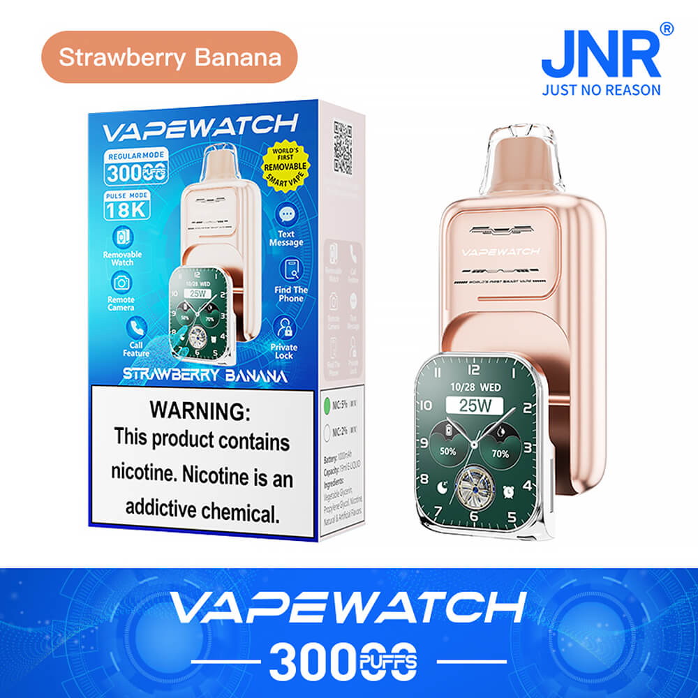 JNR Vape Watch 30000 Puffs Disposable Vape (2%3%5%Nicotine)19ML 850mAh 10 Flavors Available In Sales