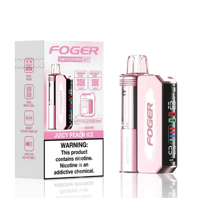 Juicy Peach Ice Foger Switch Pro 30K Kit