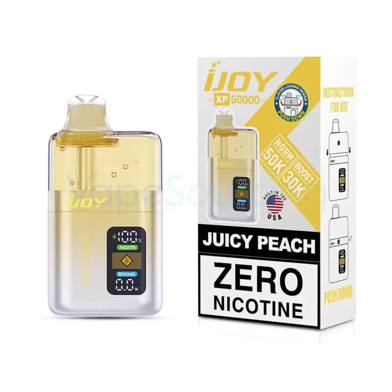 Juicy Peach - iJoy XP50000 Zero Nicotine Disposable Vape