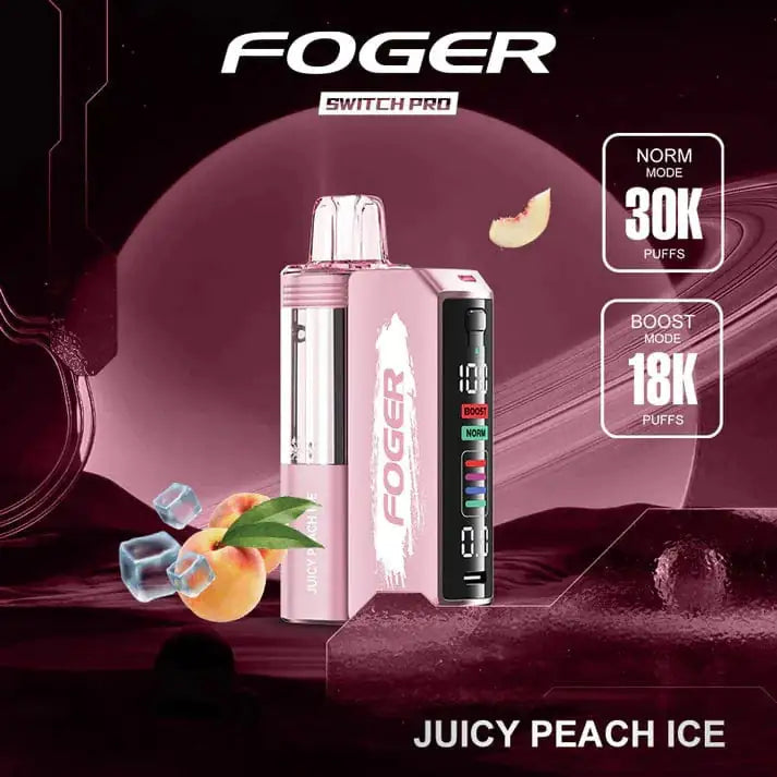 Juicy Peach Ice - Foger Switch Pro 30K Disposable Kit