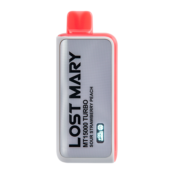 Lost Mary Sour Strawberry Peach Lost Mary MT15000 Turbo 15K 16ml 600mAh.