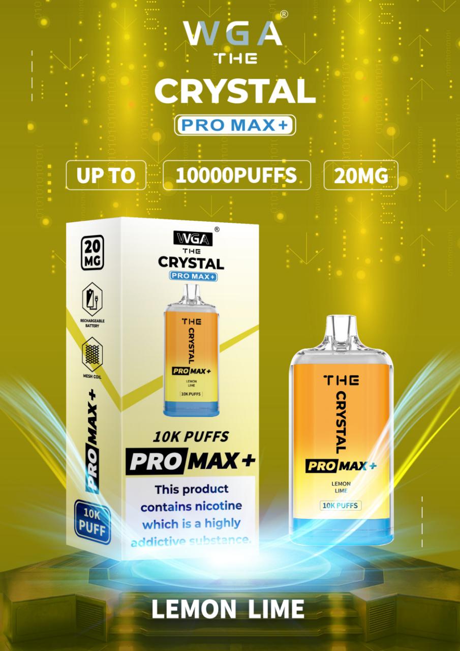 The Crystal Pro Max + 10000 Puffs Disposable Vape Pod