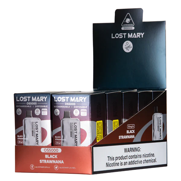 Black Strawnana Lost Mary OS5000 Luster