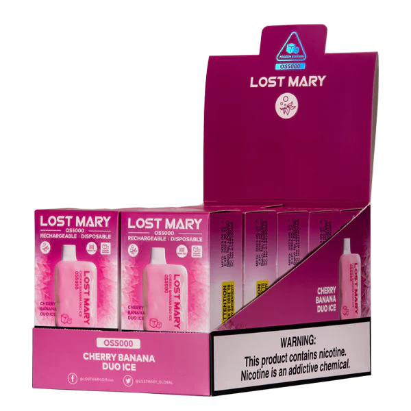 Cherry Banana Duo Ice Lost Mary OS5000