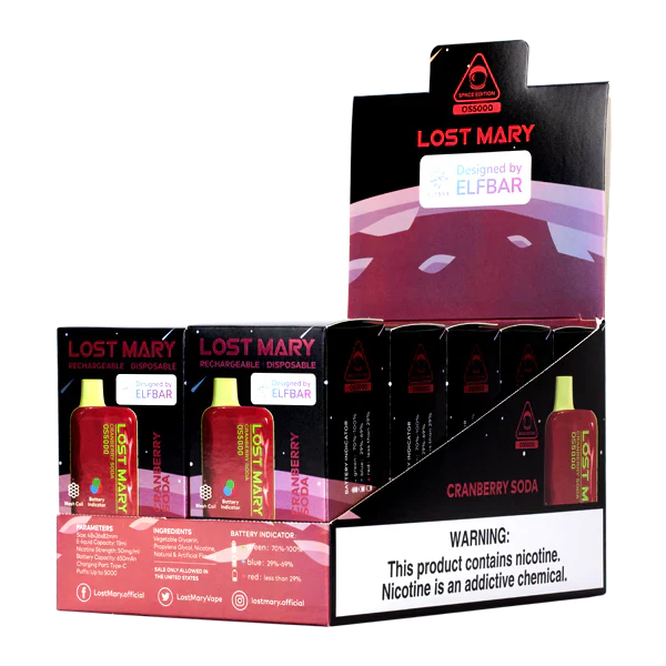 Cranberry Soda Lost Mary OS5000