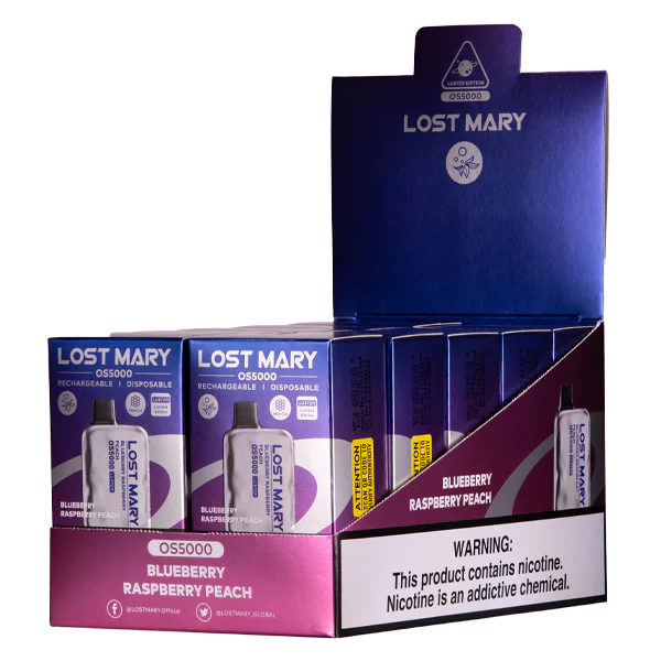 Blueberry Raspberry Peach Lost Mary OS5000 Luster