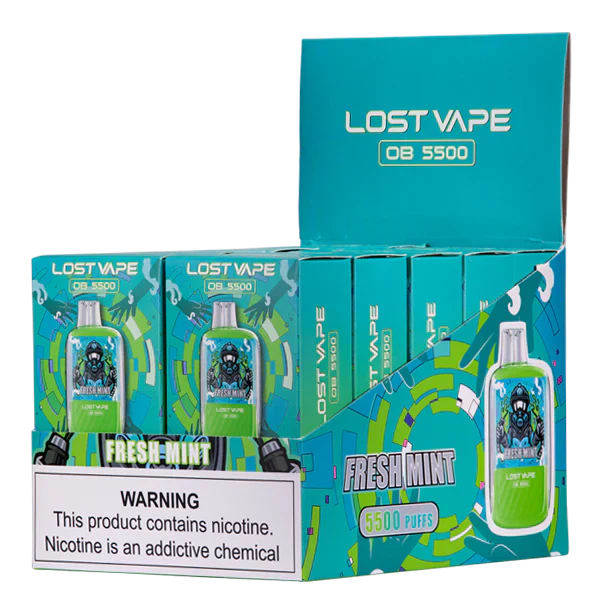 Fresh Mint Lost Vape OB5500