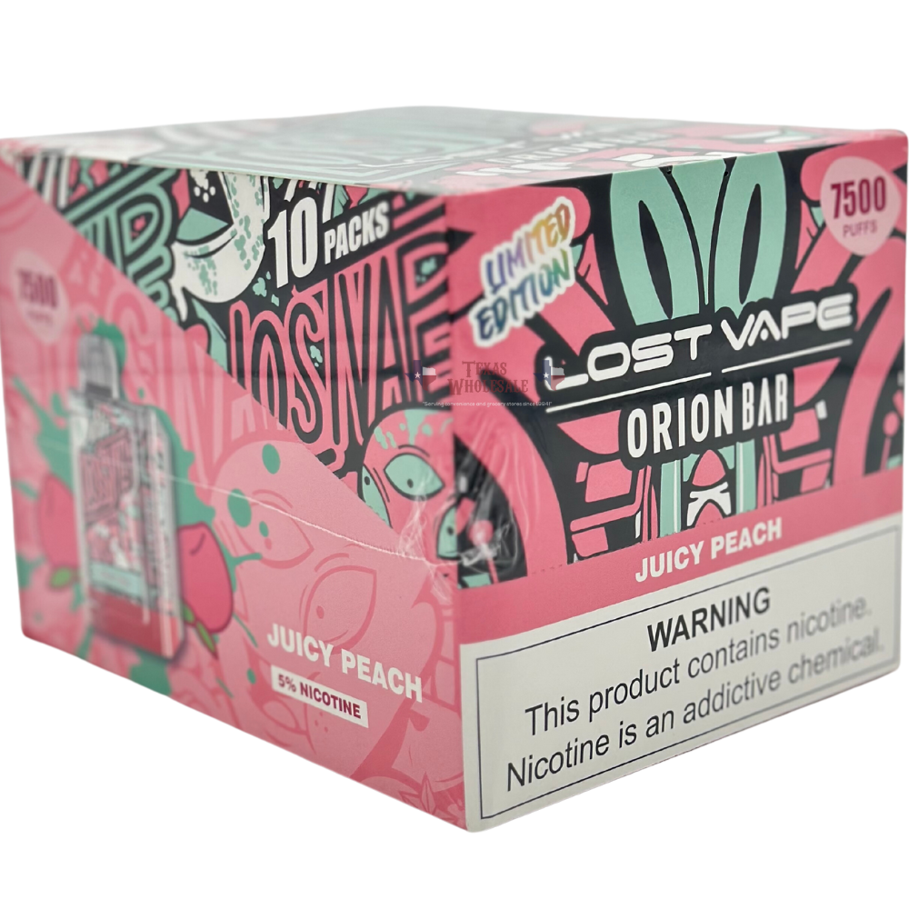 Juicy Peach Lost Vape Orion Bar 7500